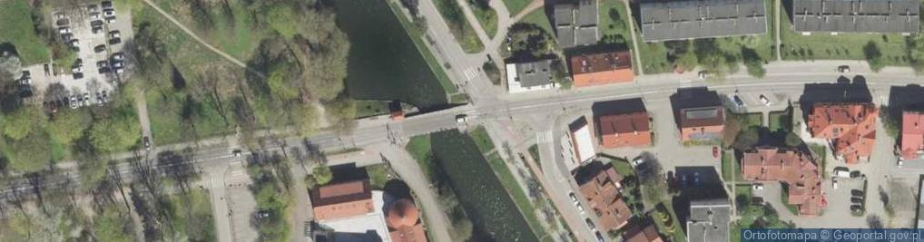 Zdjęcie satelitarne Most obrotowy