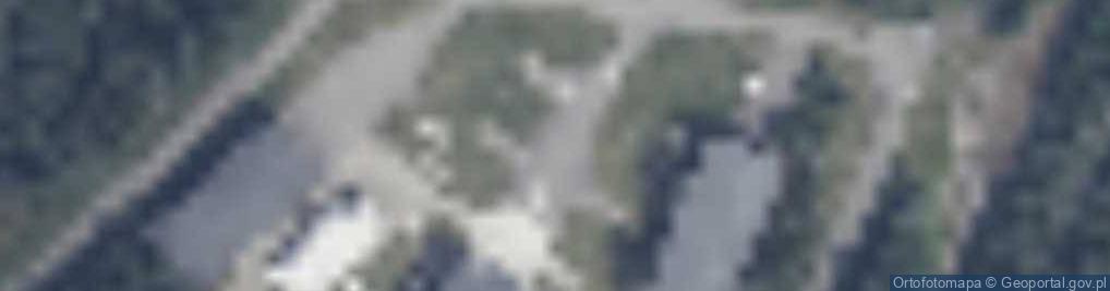 Zdjęcie satelitarne Poniemiecki poligon artylerii najcięższej