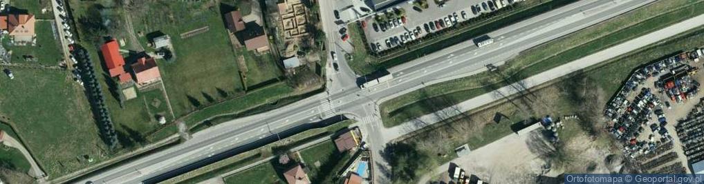 Zdjęcie satelitarne Czerwone światło Fotoradar