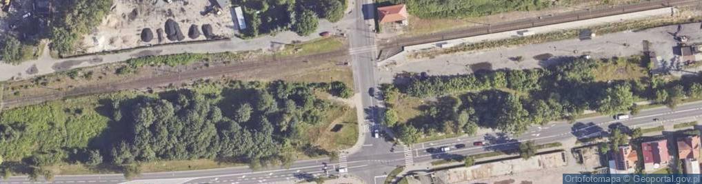 Zdjęcie satelitarne Czerwone światło Fotoradar