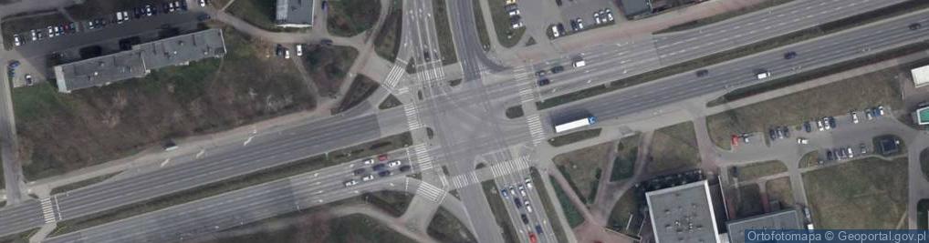 Zdjęcie satelitarne Czerwone światło GITD