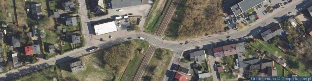 Zdjęcie satelitarne Fotoradar czerwone światło - Radomsko