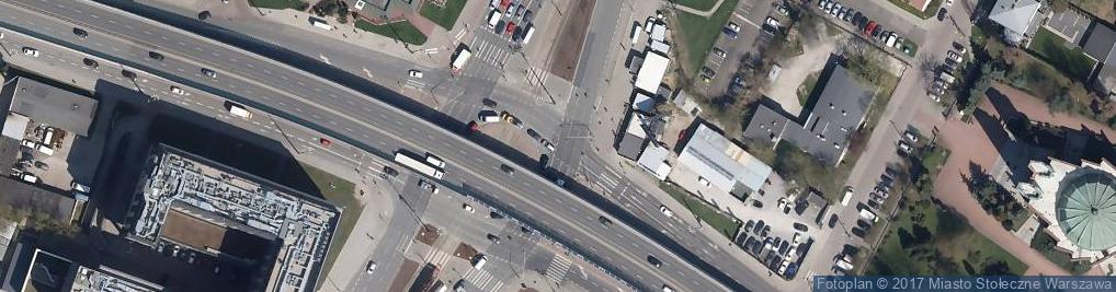 Zdjęcie satelitarne Fotoradar - Czerwone światło
