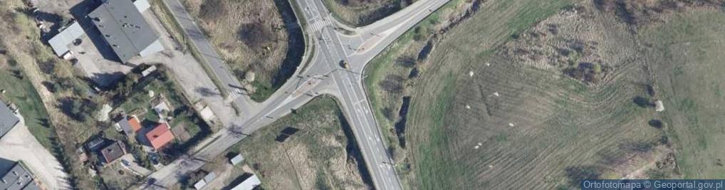 Zdjęcie satelitarne fotoradar 50 km/h