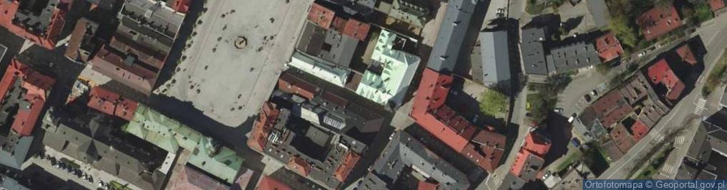 Zdjęcie satelitarne Zakon Braci Mniejszych Dom Zakonny w Cieszynie