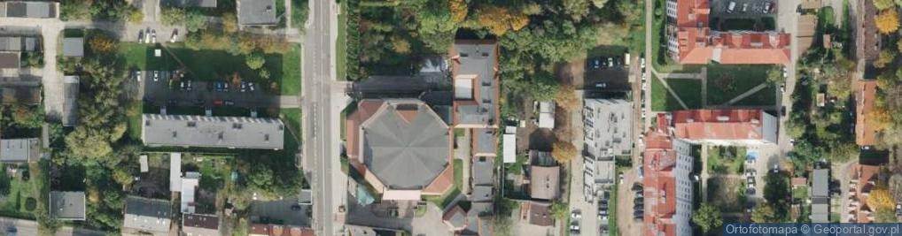 Zdjęcie satelitarne Zakon Braci Mniejszych Dom Zakonny w Zabrzu