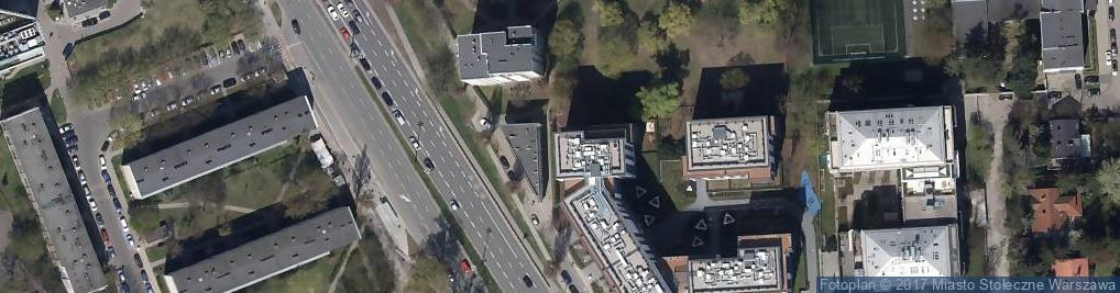 Zdjęcie satelitarne Fryzjer Mokotów. Salon Exclusive