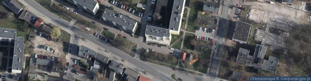 Zdjęcie satelitarne Fryzjerstwo Męskie Damskie Kosmetyka Solarium