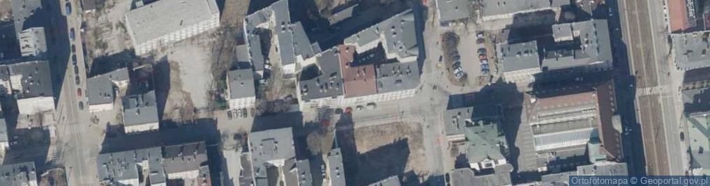 Zdjęcie satelitarne Studio Be/Unique Marcin Mazurczak Fryzjer Łódź