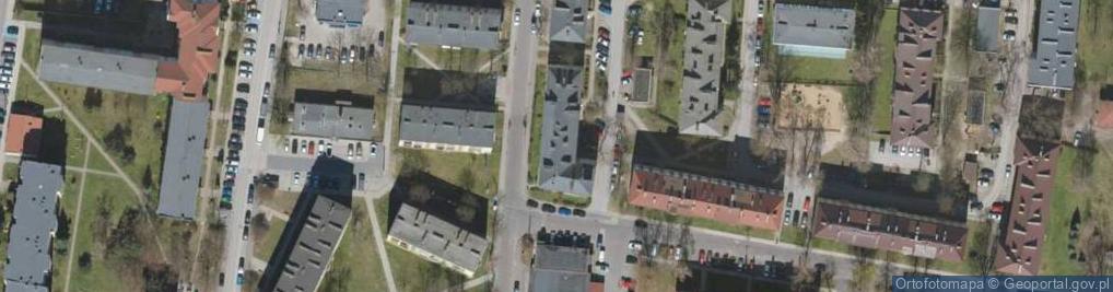Zdjęcie satelitarne Zakład Fryzjerski