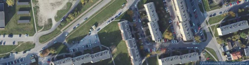 Zdjęcie satelitarne Zakład Fryzjerski