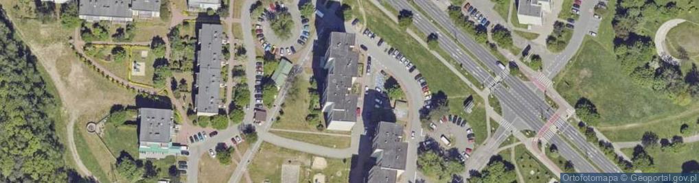 Zdjęcie satelitarne Zakład Fryzjersko Kosmetyczny Concorde