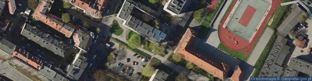 Zdjęcie satelitarne Zakład Fryzjersko Kosmetyczny