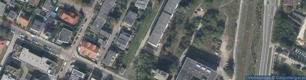 Zdjęcie satelitarne Zakład Fryzjersko Kosmetyczny