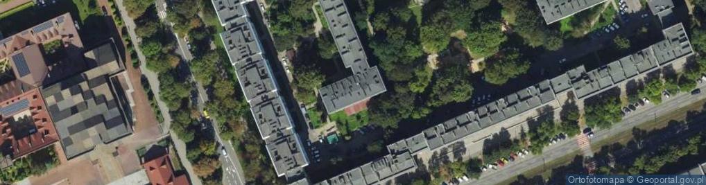 Zdjęcie satelitarne Zakład Fryzjerstwa Damskiego Jovita