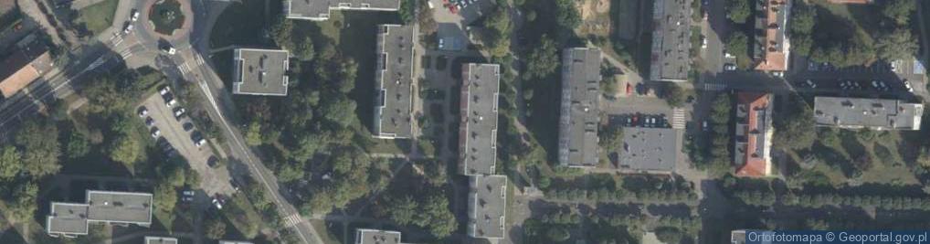 Zdjęcie satelitarne Zakład Fryzjerstwa Damskiego