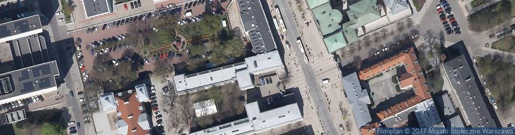 Zdjęcie satelitarne Fundacja Akademii Sztuk Pięknych w Warszawie