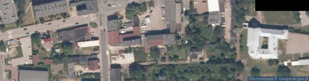 Zdjęcie satelitarne OSP w Brzezinach