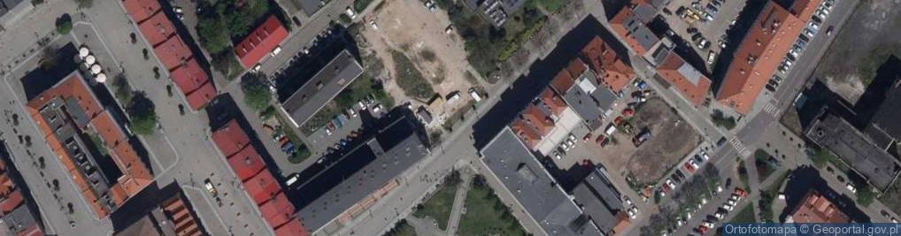 Zdjęcie satelitarne Związek Zawodowy Pracowników Skarbowych Urzędu Skarbowego w Legnicy