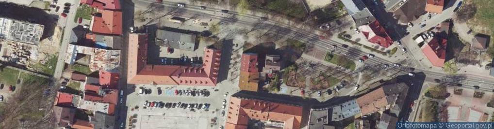 Zdjęcie satelitarne Związek Zawodowy Pracowników Urzędu Skarbowego w Oświęcimiu
