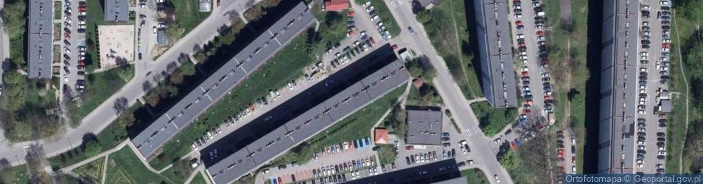 Zdjęcie satelitarne Historii Miasta