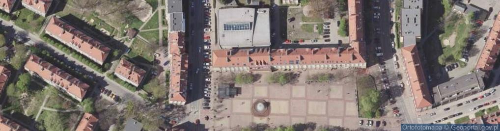 Zdjęcie satelitarne Miejska Galeria Sztuki "Obok"