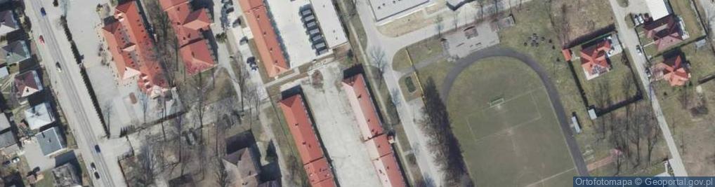Zdjęcie satelitarne MOK Dębica. Galeria Sztuki