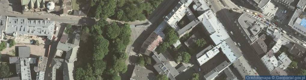 Zdjęcie satelitarne Stowarzyszenie Plastyków Ziemi Krakowskiej