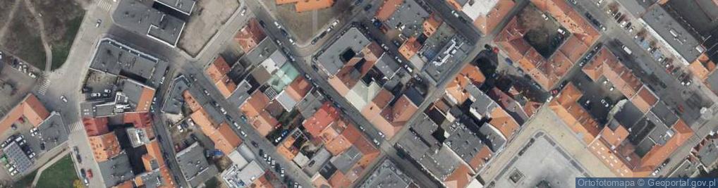 Zdjęcie satelitarne Sztuki Współczesnej Esta