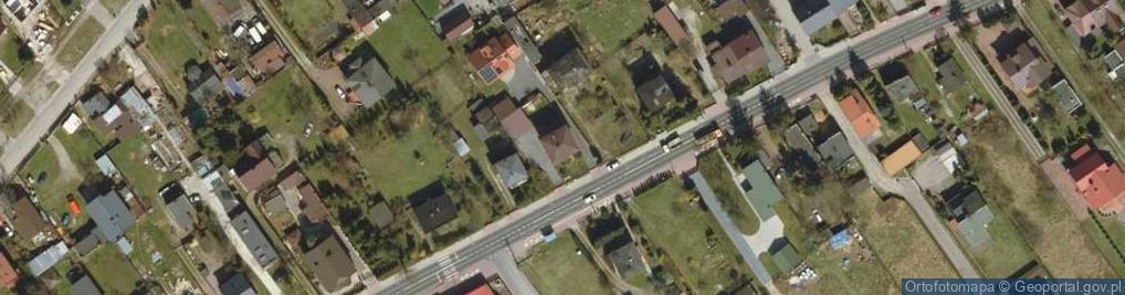Zdjęcie satelitarne Przemysław Dybiec Przedsiębiorstwo Usług Geodezyjnych Geox