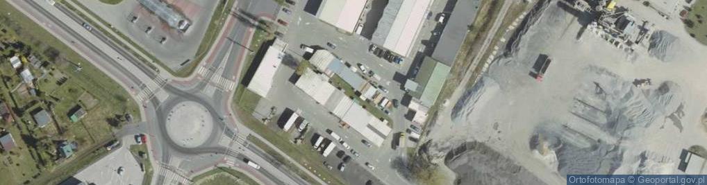 Zdjęcie satelitarne Giełda handlowa