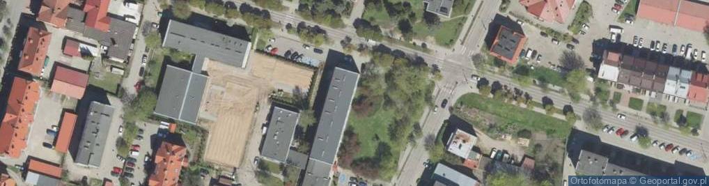 Zdjęcie satelitarne Gimnazjum Nr 6