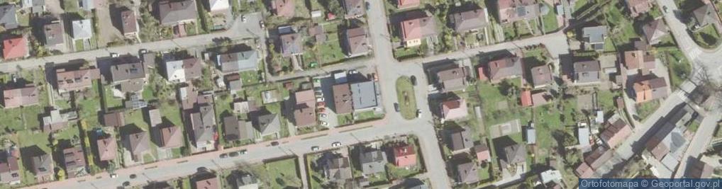Zdjęcie satelitarne Prywatne Gimnazjum W Starym Sączu