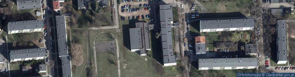 Zdjęcie satelitarne Publiczne Gimnazjum Nr 46 Im. Rotmistrza Witolda Pileckiego