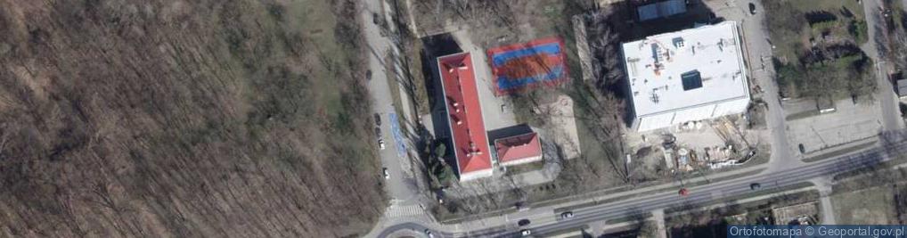 Zdjęcie satelitarne Publiczne Gimnazjum Specjalne Nr 58