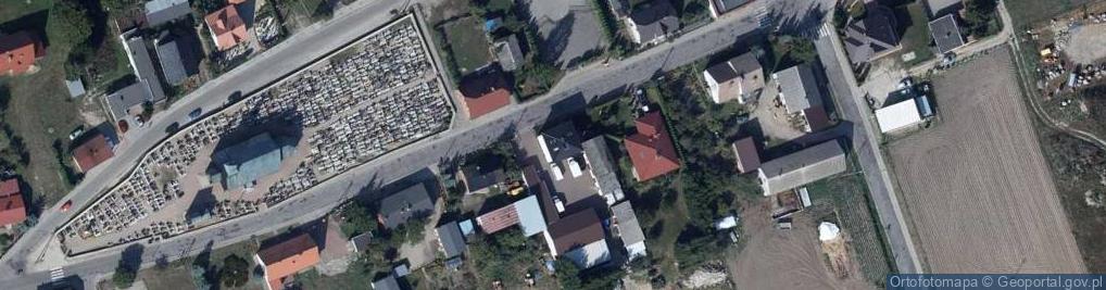 Zdjęcie satelitarne Groszek - Sklep