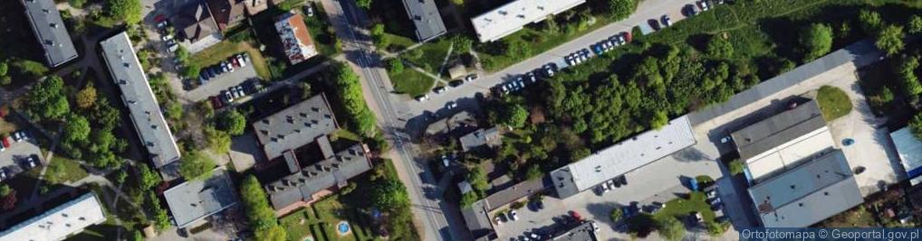 Zdjęcie satelitarne Groszek - Sklep