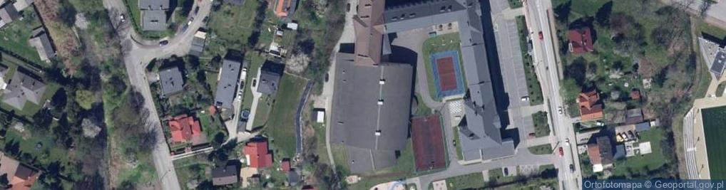 Zdjęcie satelitarne Hala sportowa przy Gimnazjum Nr 1