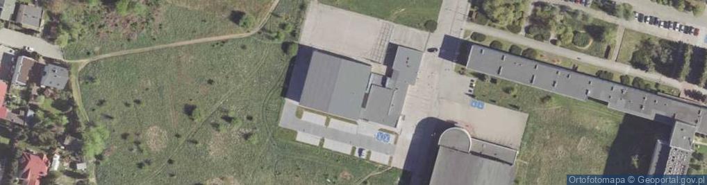 Zdjęcie satelitarne Hala sportowa Uniwersytetu Radomskiego