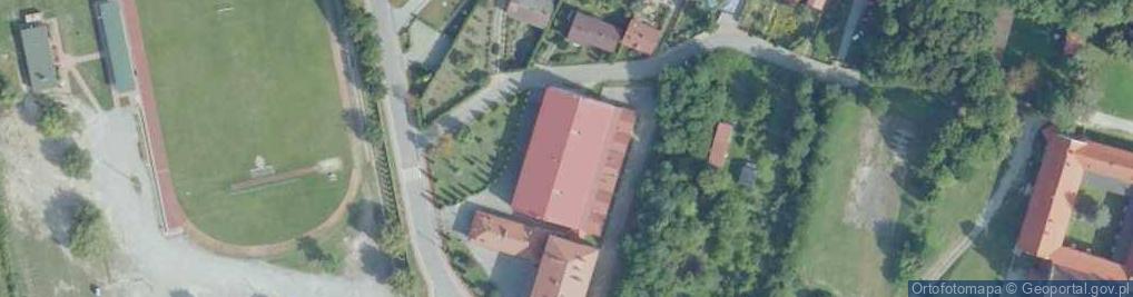 Zdjęcie satelitarne Hala sportowa