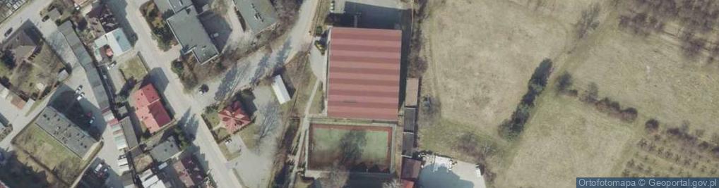 Zdjęcie satelitarne Hala sportowa
