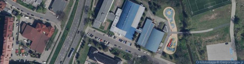 Zdjęcie satelitarne Miejski Ośrodek Sportu i Rekreacji w Lubaniu