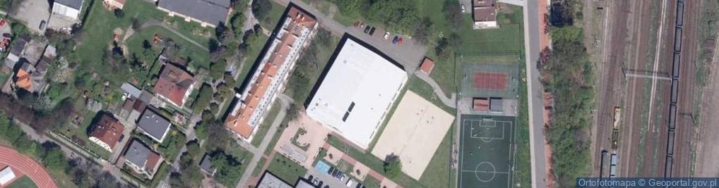 Zdjęcie satelitarne Powiatowy Ośrodek Sportu i Rekreacji w Pszczynie