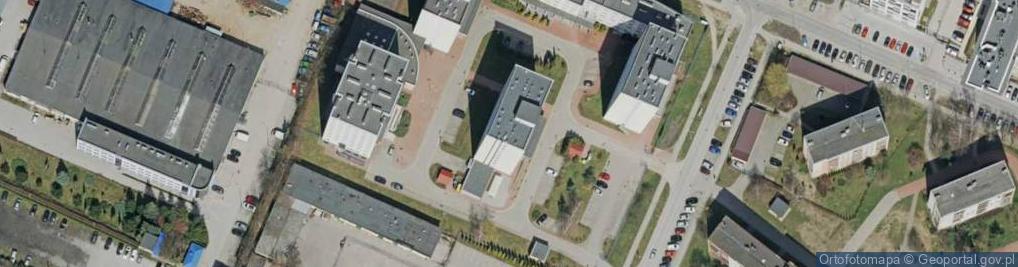Zdjęcie satelitarne Akademia Świętokrzyska im. J. Kochanowskiego Hotel Asystent