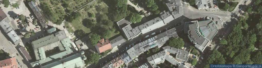 Zdjęcie satelitarne Aparthotel W Sercu Krakowa