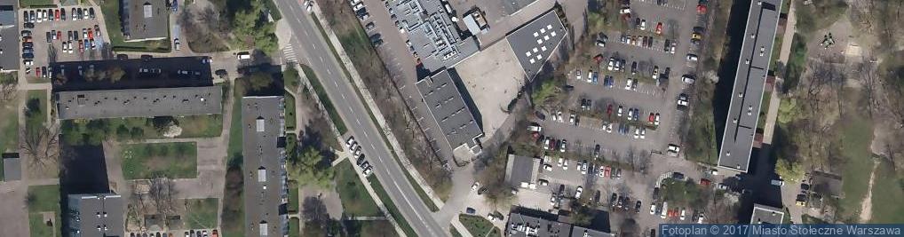 Zdjęcie satelitarne Hotel Instytut Fizyki PAN