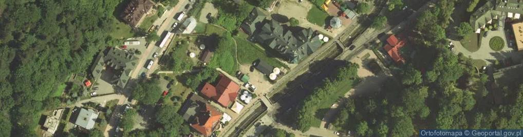 Zdjęcie satelitarne Hotel Willa Tatrzańska
