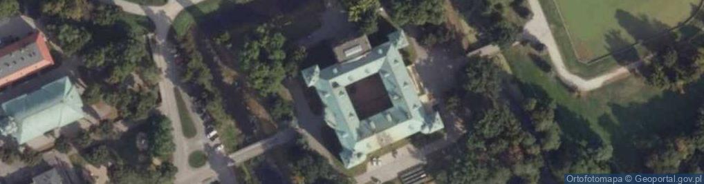 Zdjęcie satelitarne Hotel Zamek SIMP w Rydzynie **