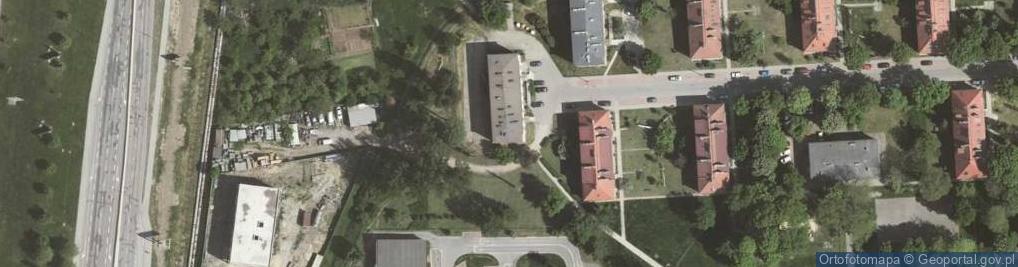 Zdjęcie satelitarne Krakowskie Centrum Wycieczkowe