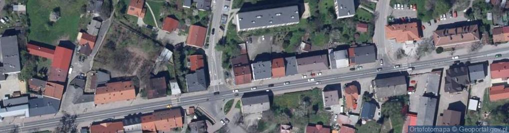 Zdjęcie satelitarne Leskowiec